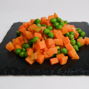 Chícharo y zanahoria