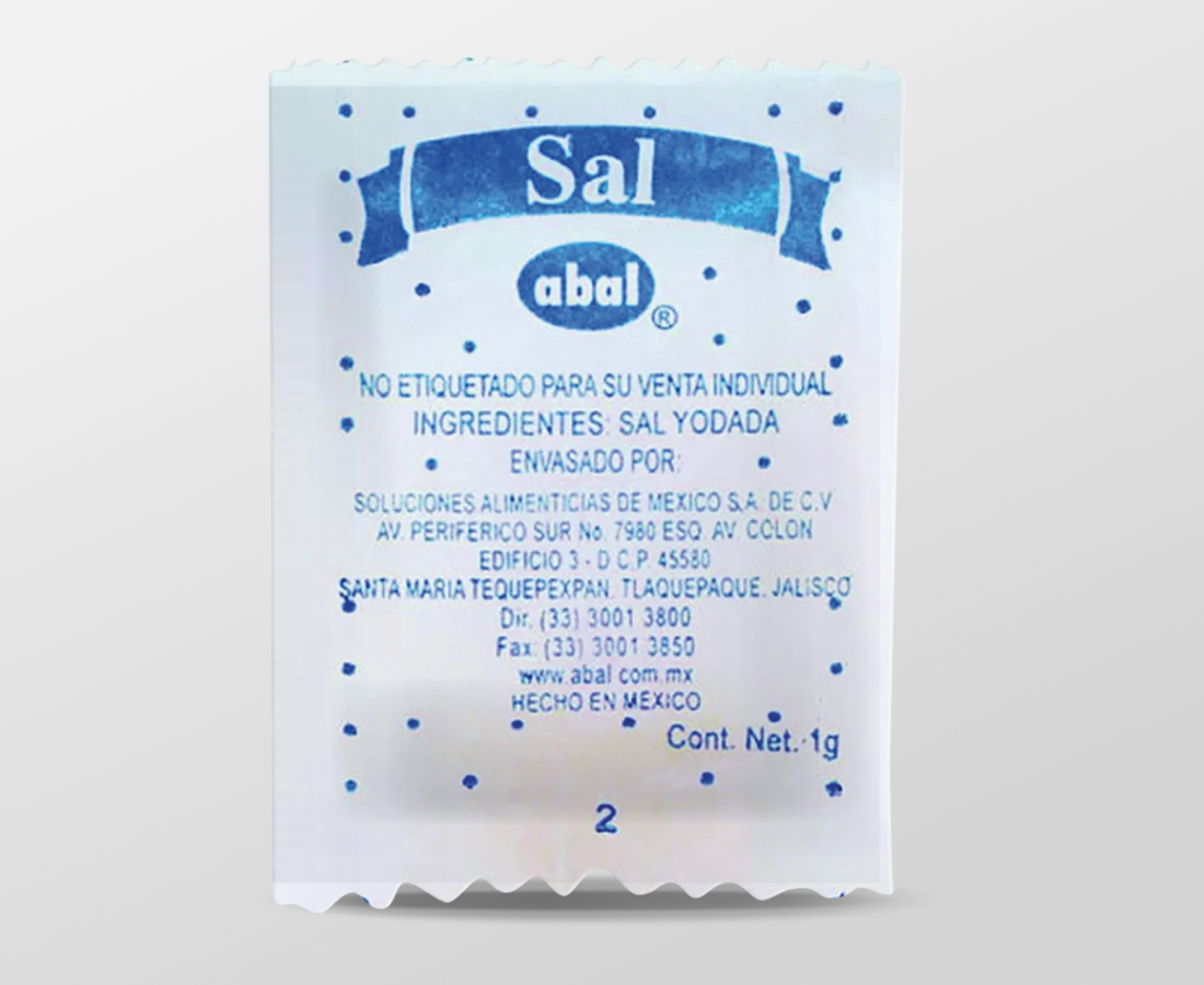 Sal en sobre